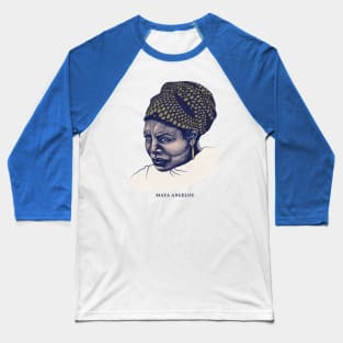 Maya Angelou Baseball T-Shirt